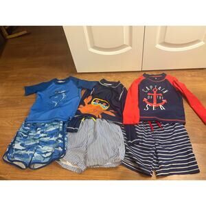 Lot of 6 Pieces of Swimwear Boys 4T